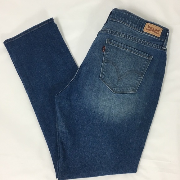 Levi’s 525 Perfect Waist Straight Leg Jeans Sz 14P - Picture 2 of 5